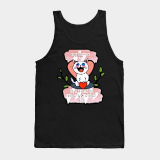Cat Proposing on Valentine's Day Tank Top